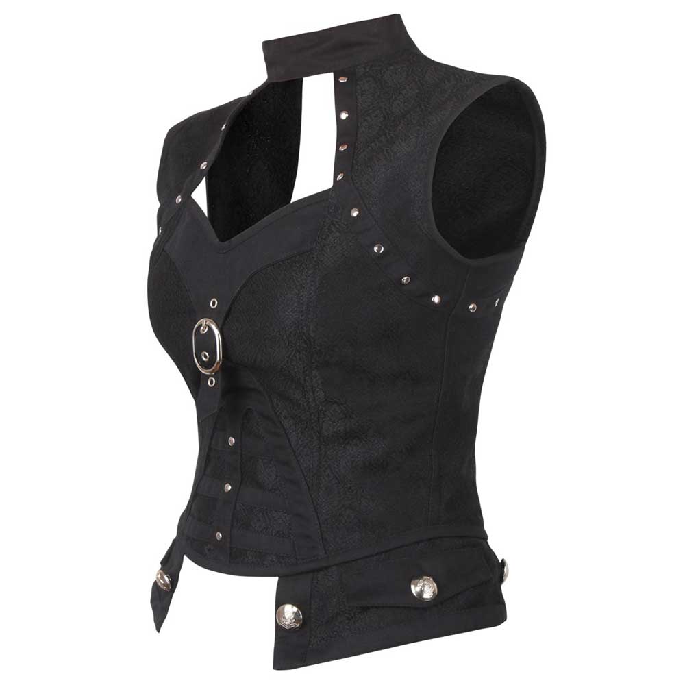 Attitude Corsets - Corset top Top - Noir